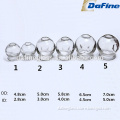 Hot sale five styles of clear cupping therapy glass jars bottles in china